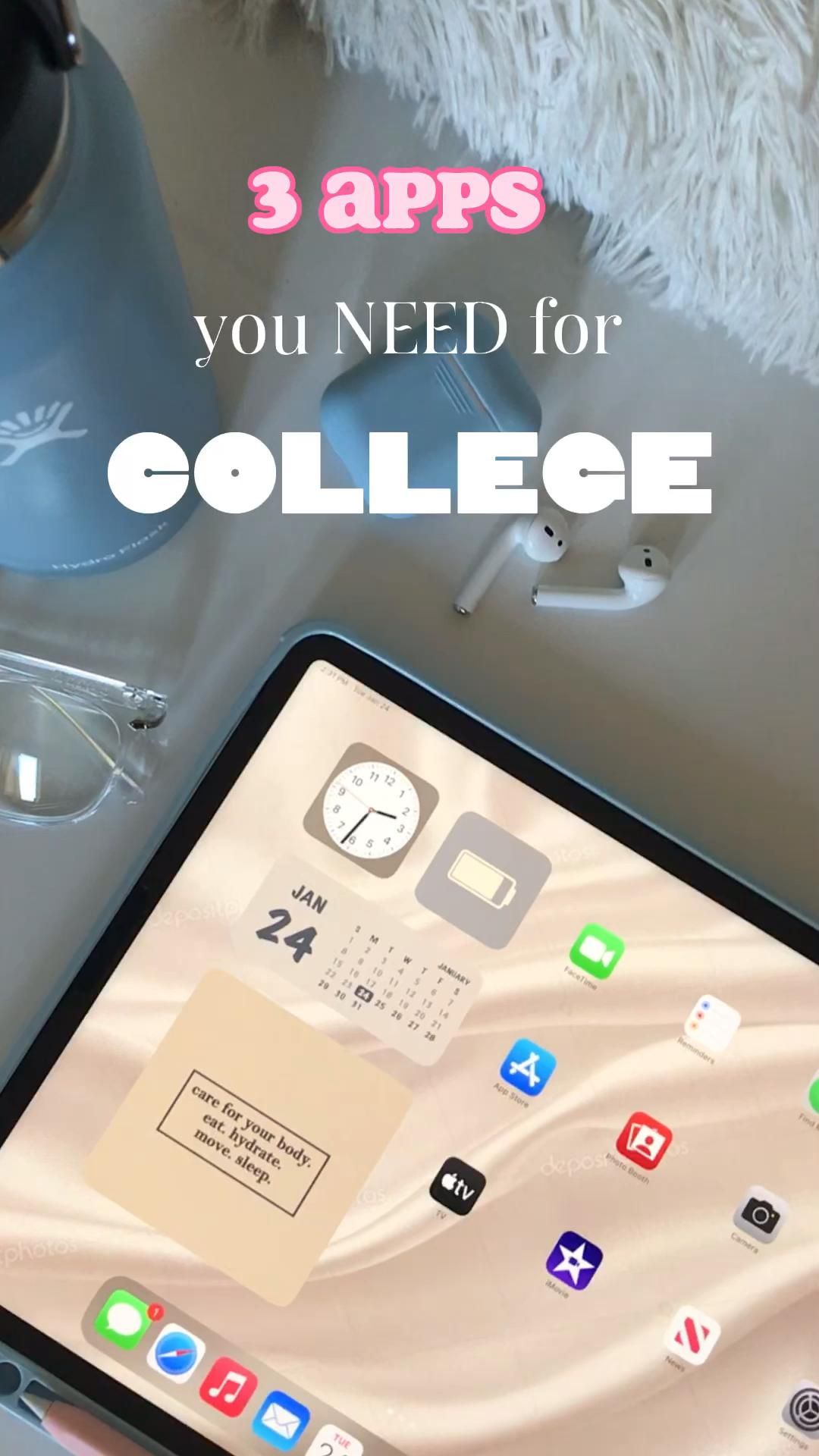 3 APPS YOU NEED FOR COLLEGE | SCHOOL ORGANIZATION w/ IPAD PRO APPS