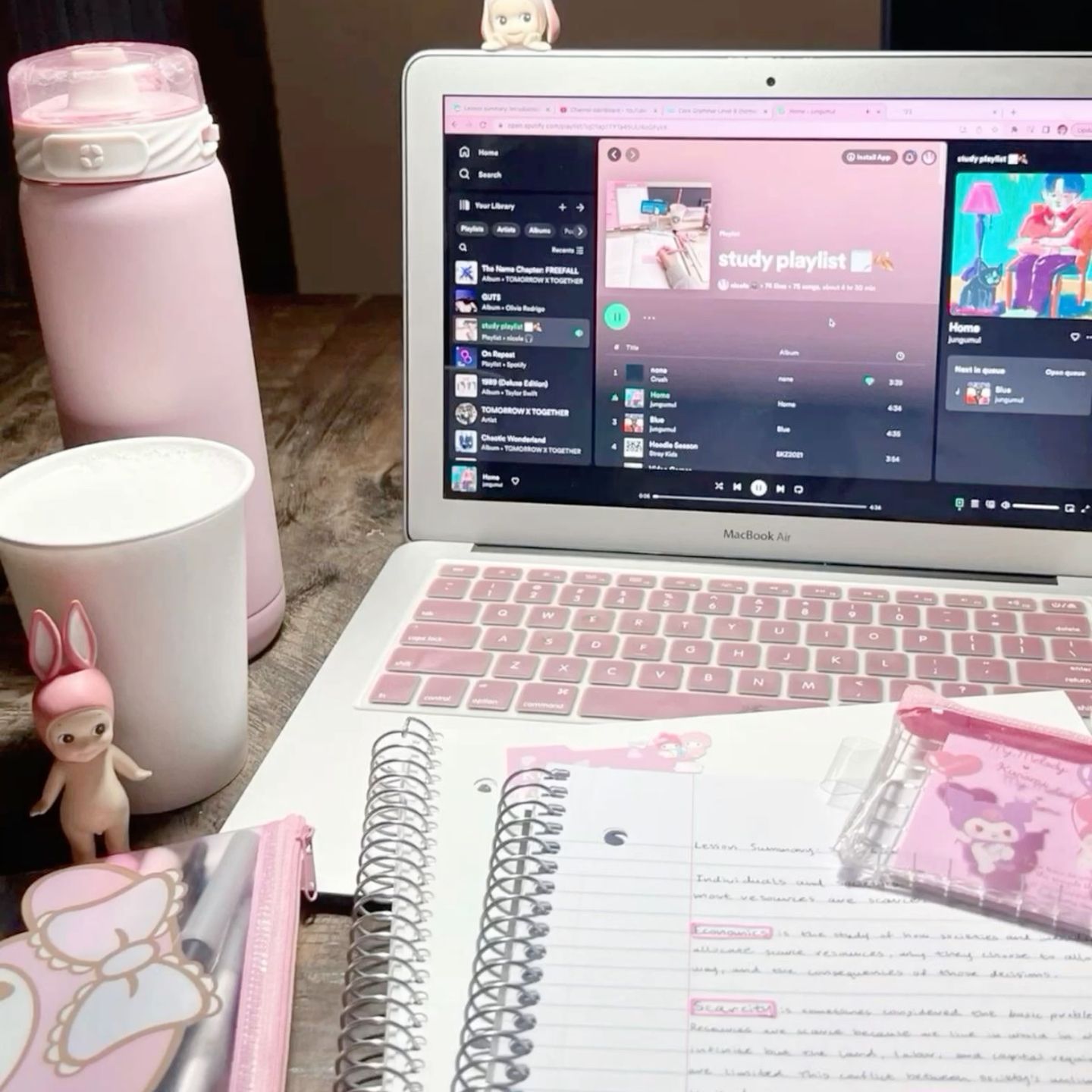 study motivation pink rosa