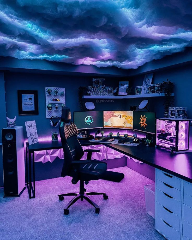 What a cool gaming setup idea 💖✨