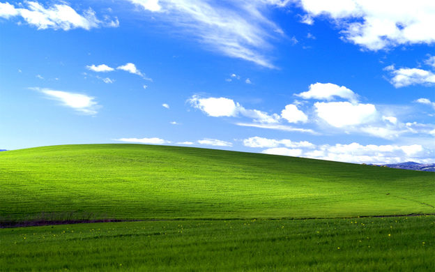 Location of the Microsoft Windows XP Default Wallpaper