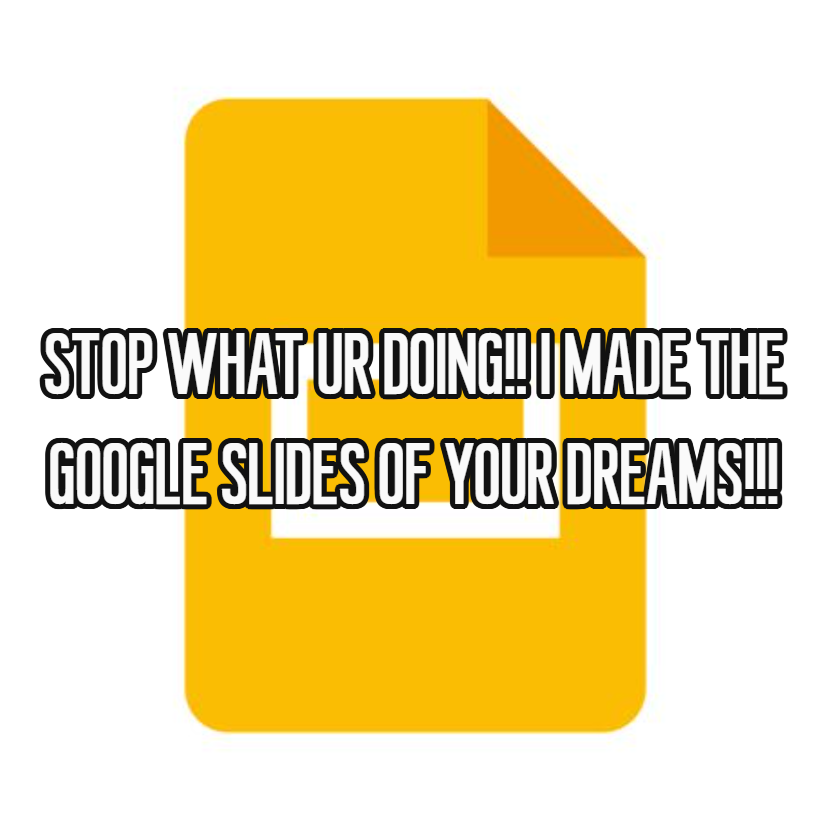 I JUST LINKED THE PERFECT SLIDE!!!!!! YOU NEED THIS
